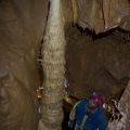 Cseppkőoszlop Vacska-barlang